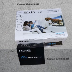 Plug and play 1X2 2 Ports 4K HDMI Splitter