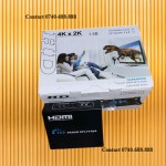 Long Distance Transmission 1X2 2 Ports 2 Way 4K HDMI Splitter