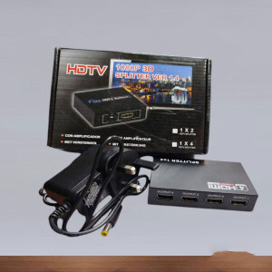 4K 3D UHD 1080P 1 In 4 Out, 4 Way, 1X4 HDMI Splitter