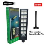 400W Watts Dusk To Dawn Solar Powered Security Led Street Light