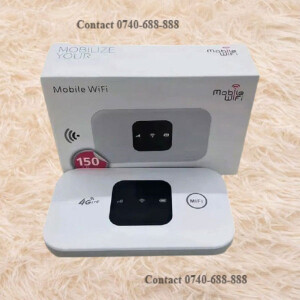 Universal 4G LTE Mobile WiFi Portable WiFi Hotspot  MiFi With SIM Card Slot, White