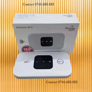 Upto 10 devices Connect 4G LTE Mobile WiFi Portable WiFi Hotspot  MiFi With SIM Card Slot, White