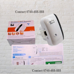 Smooth And Stable Connection 300Mbps Long Range Data Transmission Rate Wireless Repeater Wi-Fi Range Extender