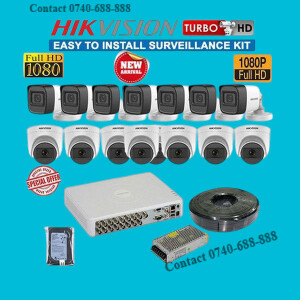 Hikvision 16 HD 1080P Full HD 2MP CCTV Cameras Day/ Night Security Surveillance Complete System Kit