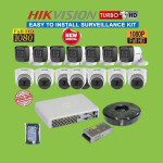 Hikvision 16 HD 1080P Full HD 2MP CCTV Cameras Complete Security Surveillance System Kit