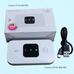 150mbps , Small Portable Design 4G LTE Simcard Portable Wifi Hotspot Router- Pocket Mifi