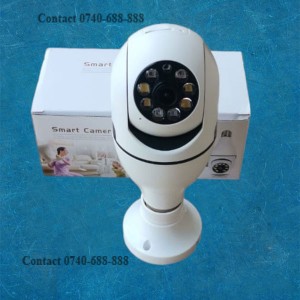 Auto Rotating 1080P Wireless WiFi Smart Surveillance Bulb PTZ Camera