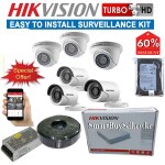 Hikvision 8 Channels 1080P CCTV Cameras Full System Installation Kit