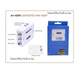 Hot Selling 1080P Mini RCA Composite CVBS AV to HDMI Video Audio Adapter AV2HDMI Converter