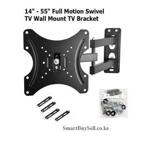 Home Design 14-55 Inch Full Motion Swivel TV Mount Bracket