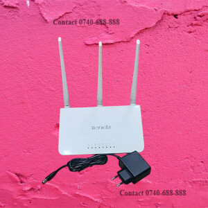 Super Quality 3* 5dBi external antennas  Refurbished Tenda F3 N300 300Mbps High-speed Wi-Fi Wireless Router