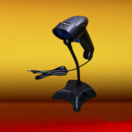 Powerful Decoding Chip Main-One Handheld USB Laser Barcode Scanner with stand Support