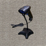 Reliable, Snappy and Versatile Main-One Handheld USB Laser Barcode Scanner with stand Support