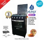 Nunix K50-Q01 4 Gas Burners, Rotisserie, Auto Ignition 50*55cm Free Standing Cooker