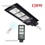 Solar Light 120W Watts Outdoor Security Dusk To Dawn Solar Street Light