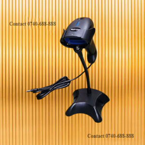 Ergonomic and Efficient Designed Main-One Handheld USB Laser Barcode Scanner with stand