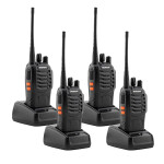 4 Baofeng Bf-888s Walkie Talkie Radio Calls