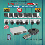 Hikvision 16 HD 1080P Full HD 2MP CCTV Cameras Complete Security Surveillance System Kit With 16 Channel DVR Machine