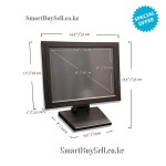 15 Inch Super Touch Screen LED/LCD POS Monitor TFT For Restaurants,Hotels And Bars