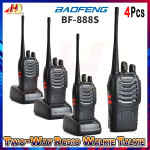 4 Baofeng Bf-888s Walkie Talkie Radio Calls