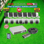 Stunning Image Quality Hikvision 16 HD 1080P Full HD 2MP CCTV Cameras Complete System Kit