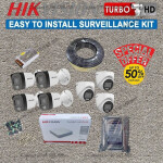 24/7 Full-color 7 Hikvision 1080P Full HD 2MP Hybrid CCTV Cameras Audio Voice Recording Capabilities Complete System Kit