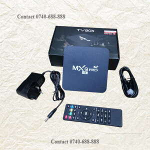 Sufficient Memory, Stable Operation Mxq Pro 4GB Ram + 32GB ROM Storage 4K 5G Smart Android TV Box