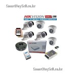 Hikvision 6 CCTV Cameras Complete System Kit-500GB HDD+100M Cable