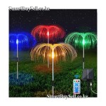 Garden Outdoor Decoration Solar Fiber Optic Jellyfish Lights