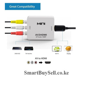 Mini AV2HDMI Composite RCA AV to HDMI Converter Adapter