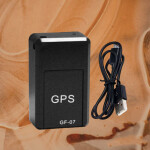 Black Real Time Auto Tracking Mini GF-07 GSM Simcard Magnetic Tracker Tracking Device Locator