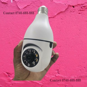 Two-Way Audio 1080P High-definition  Wireless WiFi Smart Surveillance Bulb PTZ Camera