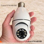 Motion Detection with Alerts 1080P Wireless WiFi Smart Surveillance Bulb PTZ Camera