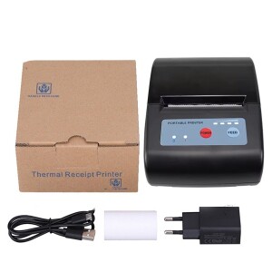 Built-In Rechargeable Battery P58E Etims 58mm Wireless Bluetooth POS Thermal Receipt Printer