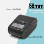 High Quality Rechargeable Battery  Etims P58E 58mm Bluetooth Thermal Receipt Printer