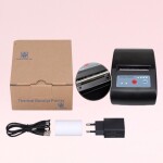 Outdoor Working, Restaurant Ordering Etims P58E 58mm Bluetooth Thermal Receipt Printer