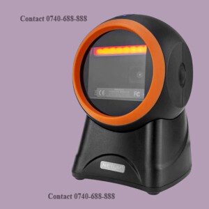 High Performance Hands Free 1D 2D QR Code Omnidirectional Table Mount Laser Barcode Scanner Reader 