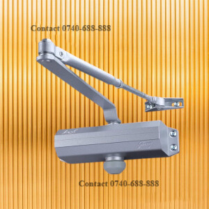 Aluminum Die-Cast Body Dual valves Automatic Hydraulic Adjustable Door Closer Closure Closing Device