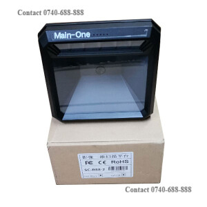 Upgraded CPU For Decoding, Most Popular 1D/2D Main-One Omnidirectional Table Mount Laser Barcode Scanner Reader