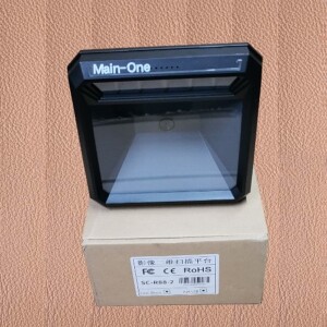 High Scanning Speed  Main-One Omnidirectional Square Table Mount Laser Barcode Scanner Reader