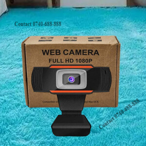 USB Plug & Play Wide-Angle HD Webcam 1080P Auto Focusing Noise-reduction MIC Laptop Computer Camera