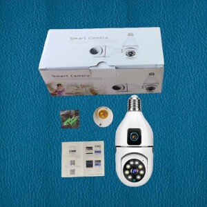 High Definition HD Dual Lens Screens PTZ Wifi Bulb Camera