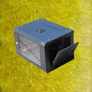 Lockable Deep 4U Wall Mount Data Cabinet Supplied With Two Keys