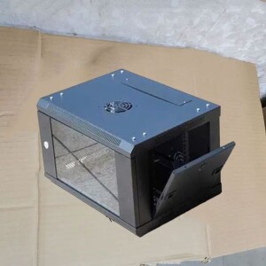 4U Deep Wall Mount Data Cabinet Server Rack Enclosure With Removable Side Panels