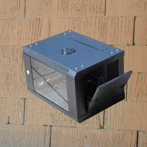 Transparent Window, Removable Covers 4U Deep Server Data Cabinet Wall Mount Rack Enclosure