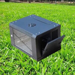 4U Deep Server Data Cabinet Wall Mount Rack Enclosure with Adjustable Front Rear Profiles