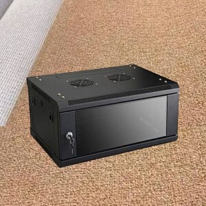 Easy to Assemble 4U Deep Wall Mount Data Cabinet Server Rack Enclosure