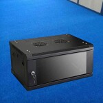 Wall Mountable Design 4U Deep Data Cabinet Server Rack Enclosure