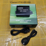 Video Card Capture HDMI Video Capture With Audio Ideal for Live Streaming, Gaming Broadcast, Video Recording,