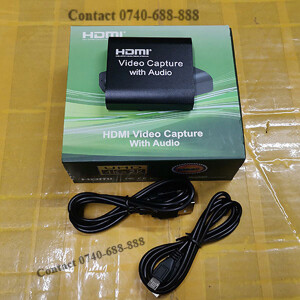 Video Card Capture HDMI Video Capture With Audio Ideal for Live Streaming, Gaming Broadcast, Video Recording,